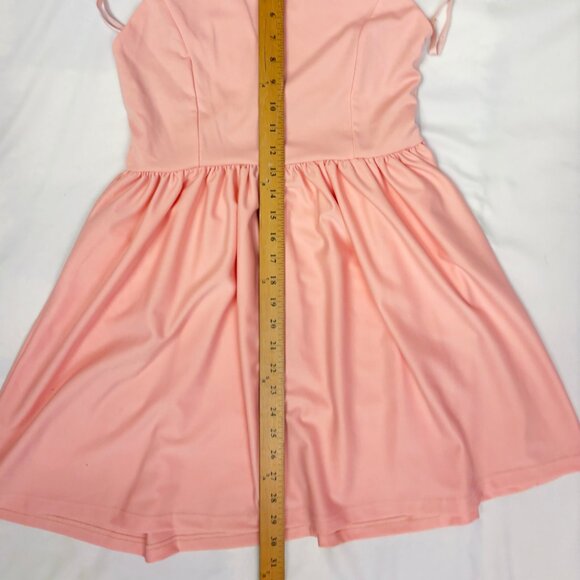 Backless light pink sleeveless mini dress size Medium - Picture 6 of 9